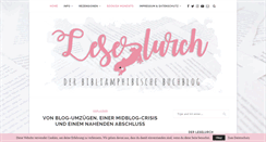 Desktop Screenshot of leselurch.de